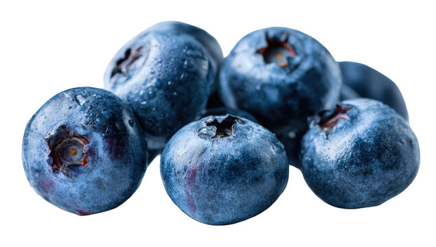 Close-up cluster of fresh blueberries (1)