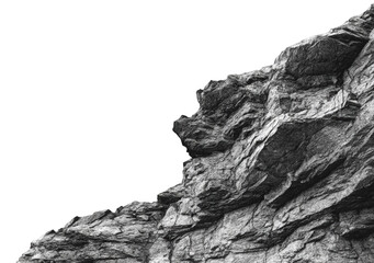 Close-up grayscale rock face (1)