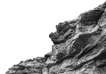 Close-up grayscale rock face (1)