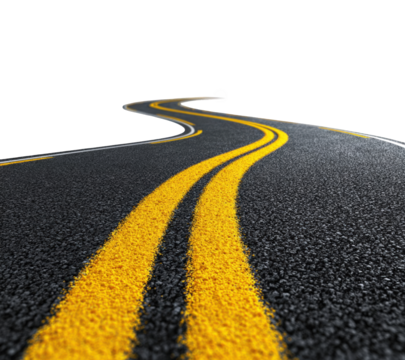 Winding asphalt road (2)