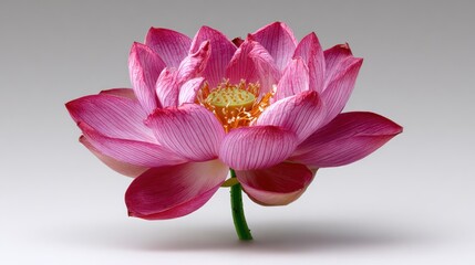 Fototapeta premium Vibrant pink lotus flower