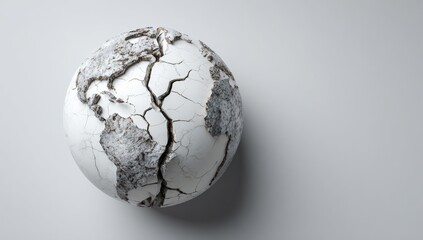 Cracked Earth Globe (3)