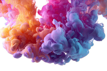 Obraz premium Abstract vibrant swirling colors