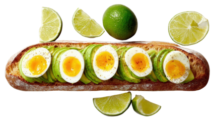 Avocado toast with eggs and lime (2)
