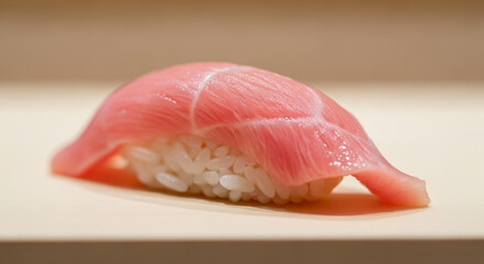 鮪の寿司 一貫 クローズアップ