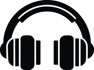 Noise cancelling headphone vector icon.