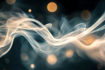 Abstract Digital Flow A Symphony of Radiant Energy and Dynamic Light Waves in Motion