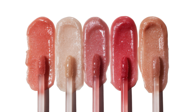 Assorted lip gloss swatches - Powered by Adobe
