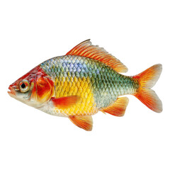 Obraz premium Colorful Fish Isolated on Transparent Background for Creative Use