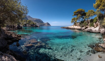 Tranquil Mediterranean cove