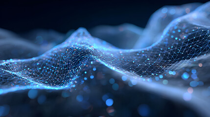 Big data technology data science analysis artificial intelligence generative ai deep learning machine learning algorithm neural flow network analytics innovation abstract futuristic. 3d rendering.