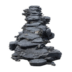 A dark stone pathway stretches out