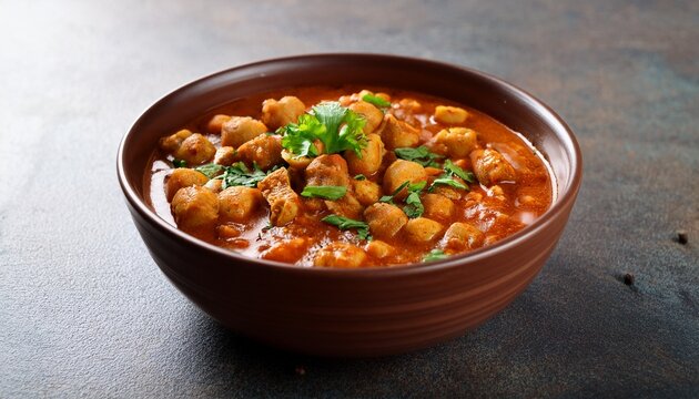 delicious soya chaap curry in a healthy bowl