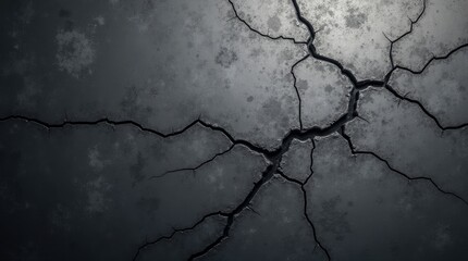 Cracked dark surface texture grunge