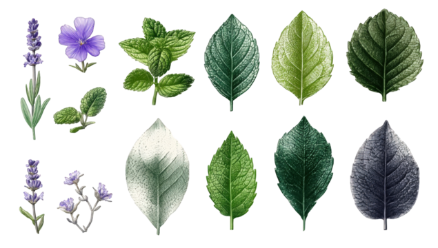 Collection of botanical illustrations