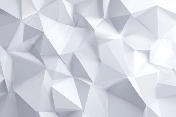 Abstract polygonal pattern of light gray triangles