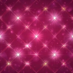 Pink diamond pattern with sparkling stars