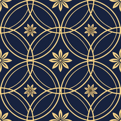 Luxury floral mandala inspired tile art, seamless golden ornamental geometry, abstract symmetry with decorative curves, ideal for fashion fabric prints, wallpaper, branding, packaging, and luxury inte