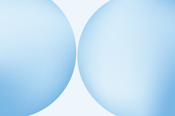 Abstract circle blue white gradient desktop wallpaper vector. Monotone Gradient blue white Digital technology background. Abstract circle shape blue white gradient desktop wallpaper background vector