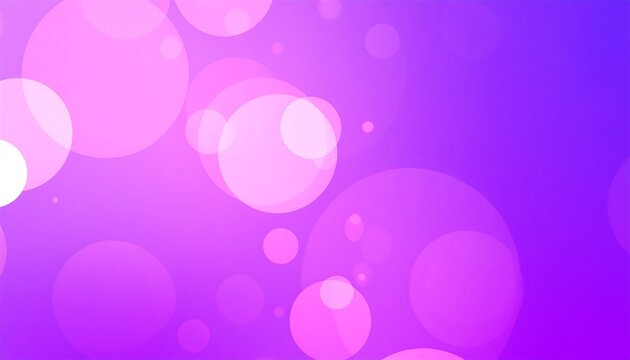 Abstract vibrant circles on a purple gradient background