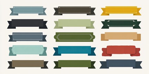 Assorted decorative ribbons in various colors and styles