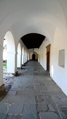 Ancient cloister passageway