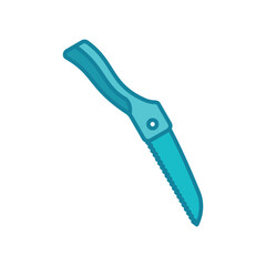folding saw icon vector design template elegant style