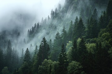 Misty mountain forest (1)