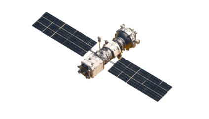 Space station in orbit