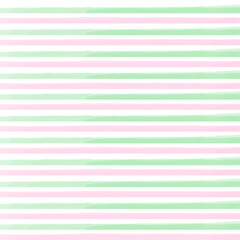 緑とピンクの水彩ストライプ背景素材