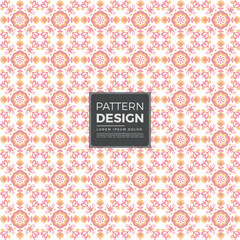 Delicate Floral Pattern Design with Pastel Pink and Light Orange Accents Perfect for Feminine Aesthetic