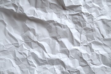 Fototapeta premium Crumpled white paper texture (10)
