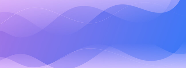 banner background purple gradations waves shape