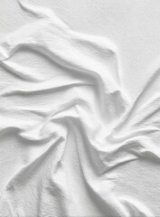White fabric draped in soft folds (1)