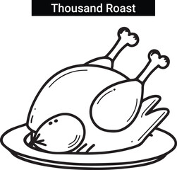 Vector illustration: Chicken, legs, roasted bird, silhouette icons,Chicken Drumstick silhouette set vector illustration