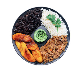 venezuela pabellon criollo isolated 