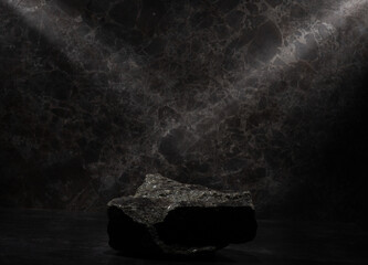 natural stones for cosmetic podium background