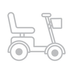 Mobility Scooter Outline