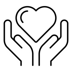 Self care icon. Vector line icon