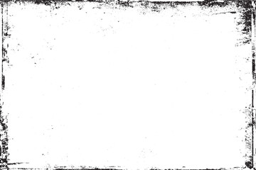 Distressed Grunge Frame Border Abstract Vector Texture