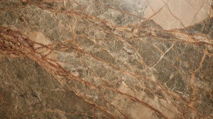 Close-up of polished marble with warm earthy veins highlighting natural stone beauty for textured wallpaper or backgrounds
