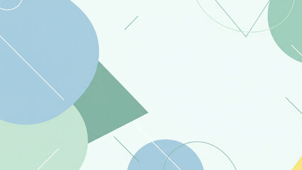 The color palette features calm, fresh tones of pastel blue, seafoam green, and subtle yellow. 