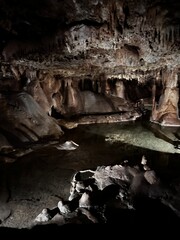 inside the cave