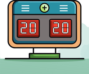 College Football Scoreboard Icon