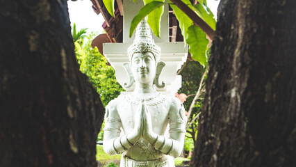 park rajapruek in chiang mai thailand botanical gardens buddist statues art culture architecture buildings  © Antonina