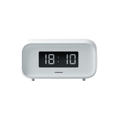 Stylish Digital Desk Clock &ndash; 3D Render Isolated Object