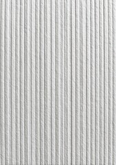 Close-up of a white ribbed fabric texture