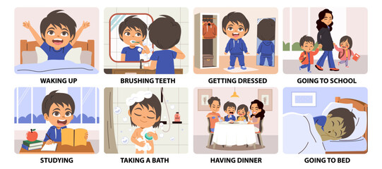 Cartoon illustration of a group of diverse doctor students holding notebooks. Drawing for education, healthcare training, medical schools, multicultural teamwork and professional learning concepts