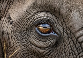 Majestic Elephant Herd in African Savanna