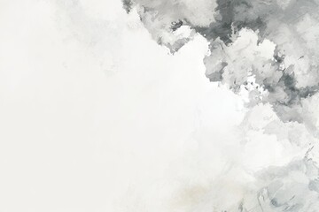 Abstract grayscale ink wash painting